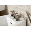 Kingston Brass ThreeHandle Bidet Faucet, Brushed Nickel KB328BX